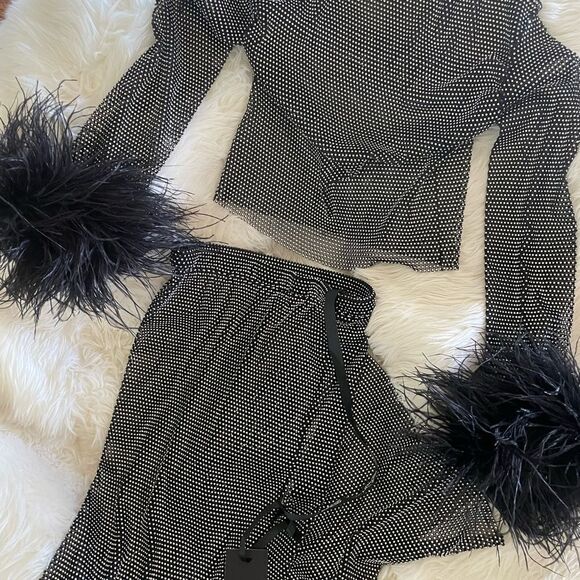 Heiress embellished mesh set - Picture 6 of 6